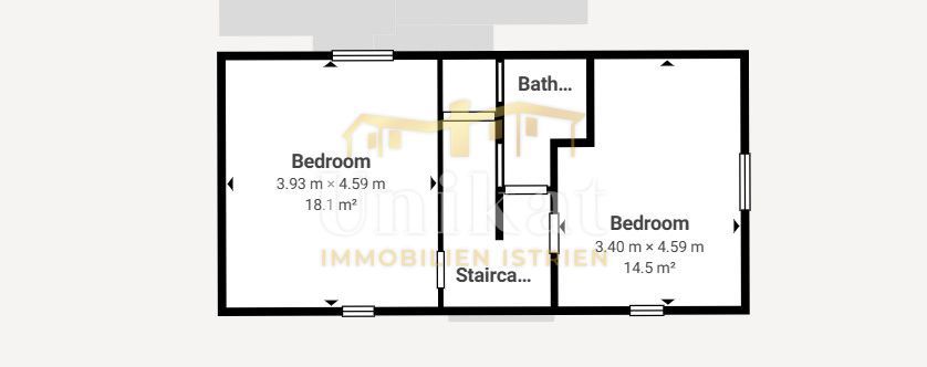 Dvojna kuća con garage e ampio giardino